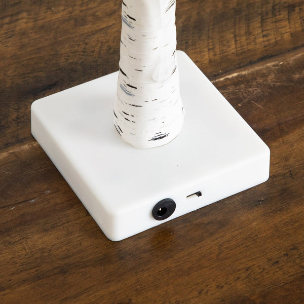 2' Pre-Lit Artificial Valentine's Day Twig Tree with 24 Red & White Heart-Shaped LED Lights