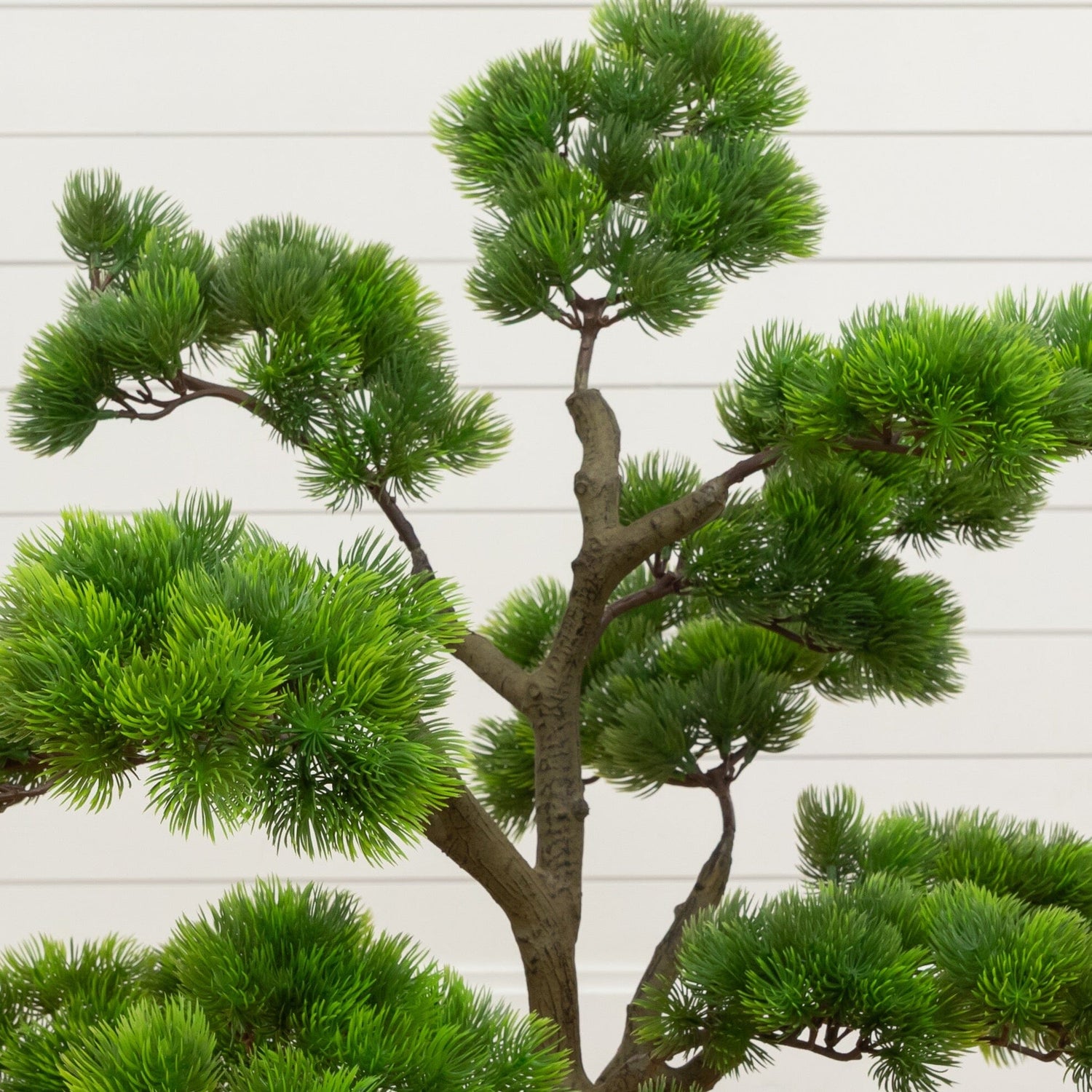 3’ Artificial Bonsai Style Cedar Tree in Decorative White Planter