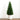 3’ Artificial Cedar Tree in White Planter UV Resistant (Indoor/Outdoor)