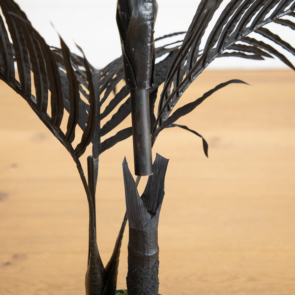 3' Artificial Halloween Black Golden Cane Tree