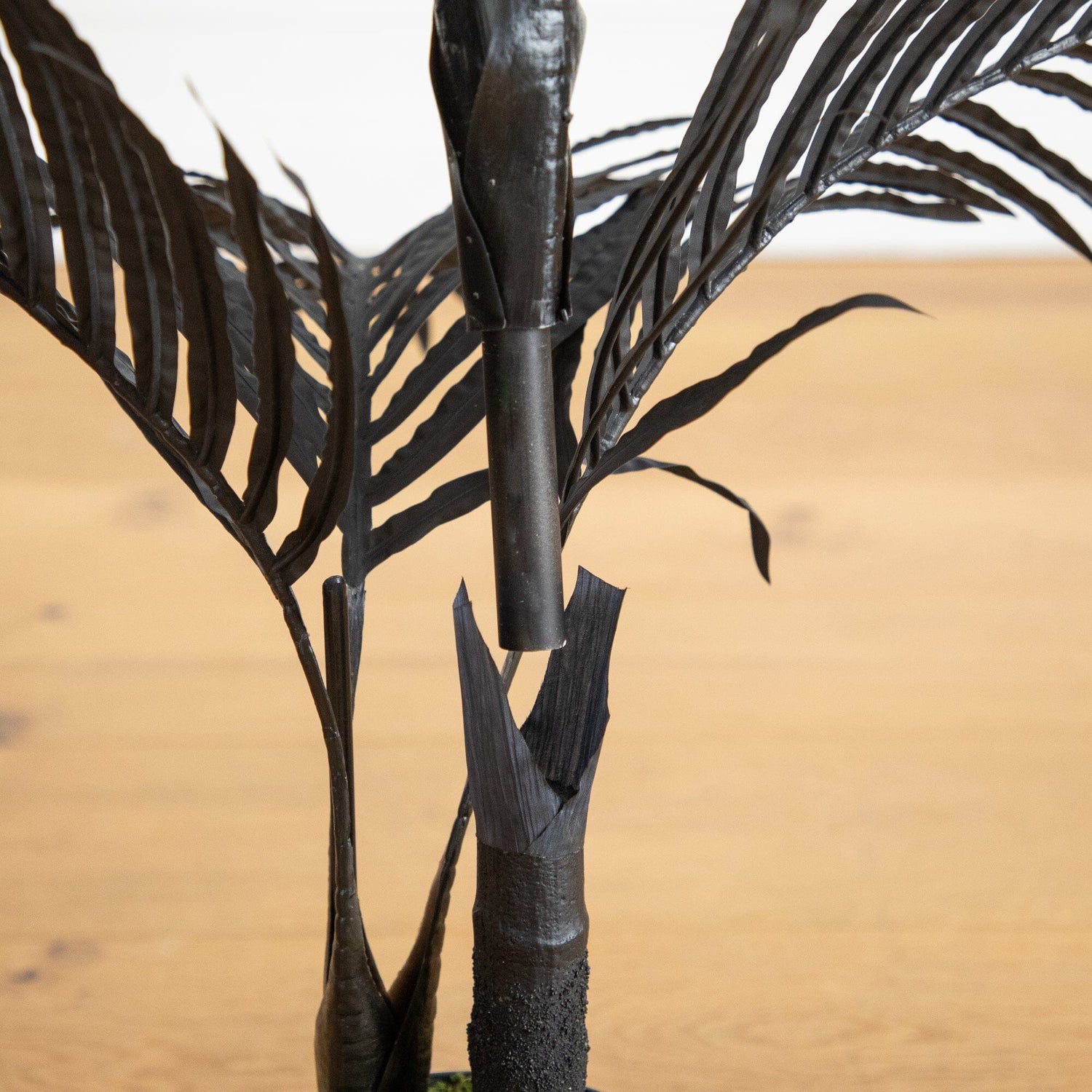 3' Artificial Halloween Black Golden Cane Tree
