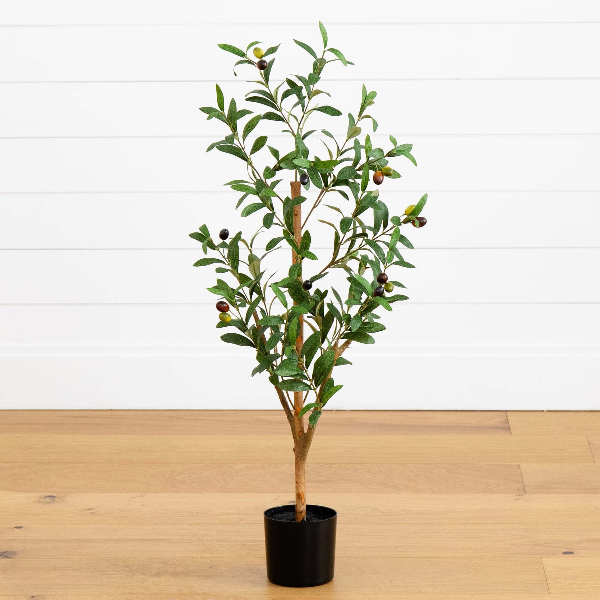 3' Artificial Olive Tree with Natural Trunk | Nearly Natural