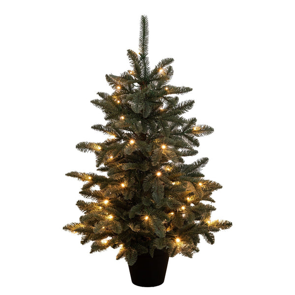 3' Artificial Pre-Lit Christmas Pine Tree with 118 LED Lights