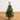 3’ Artificial Pre-Lit Christmas Tree with Gold Ornaments & Pinecones and 50 LED Lights in Jute Wrapped Base