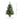 3' Artificial Pre-Lit Snowed Mixed Pine Christmas Tree with 36 LED Lights and Pinecones in Gold Decorative Planter