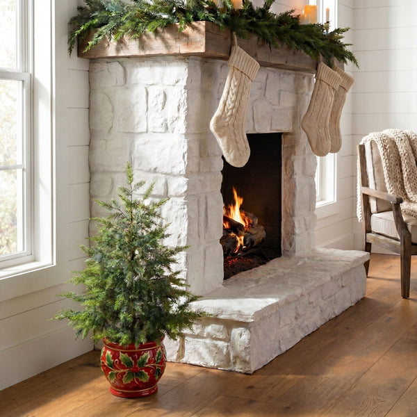 3' Artificial Real Touch Cedar Christmas Tree