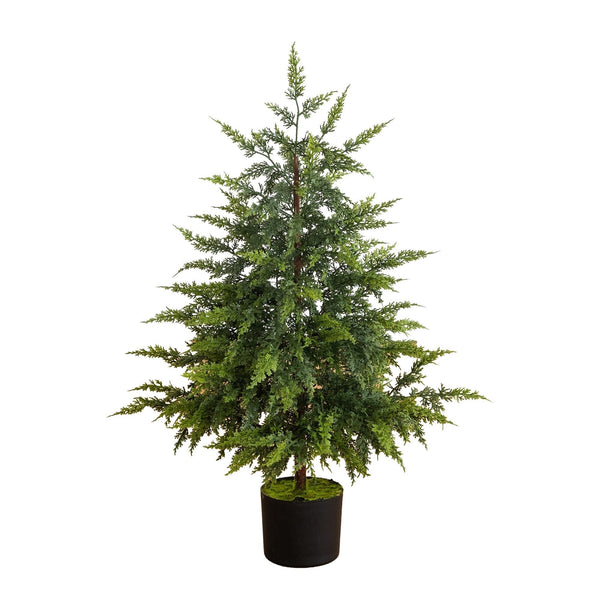 3' Artificial Real Touch Cedar Christmas Tree