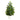 3' Artificial Real Touch Spruce Pine Christmas Tree in White Decorative Planter