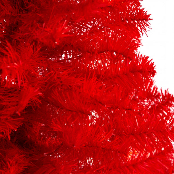 3’ Artificial Red Christmas Tree