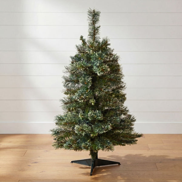 3’ Artificial Wisconsin Slim Snow Tip Pine Christmas Tree