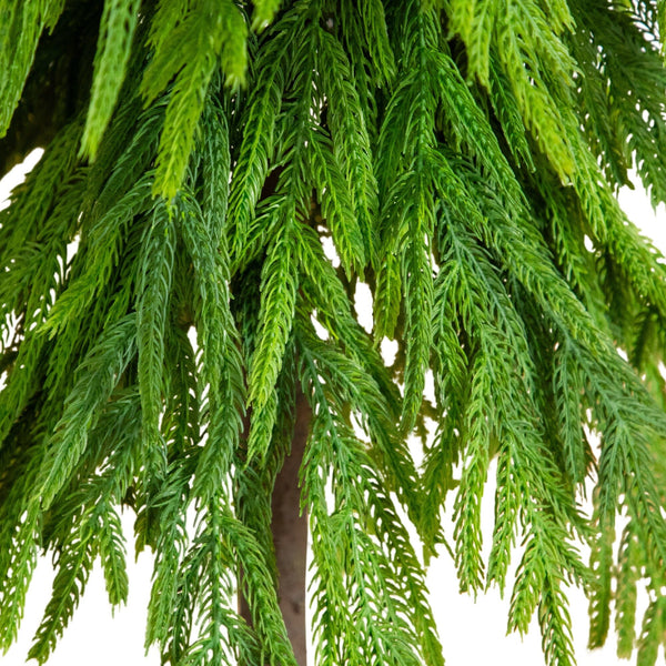 3' Artificial Real Touch Down Swept Norfolk Pine Tree with Natural Look
