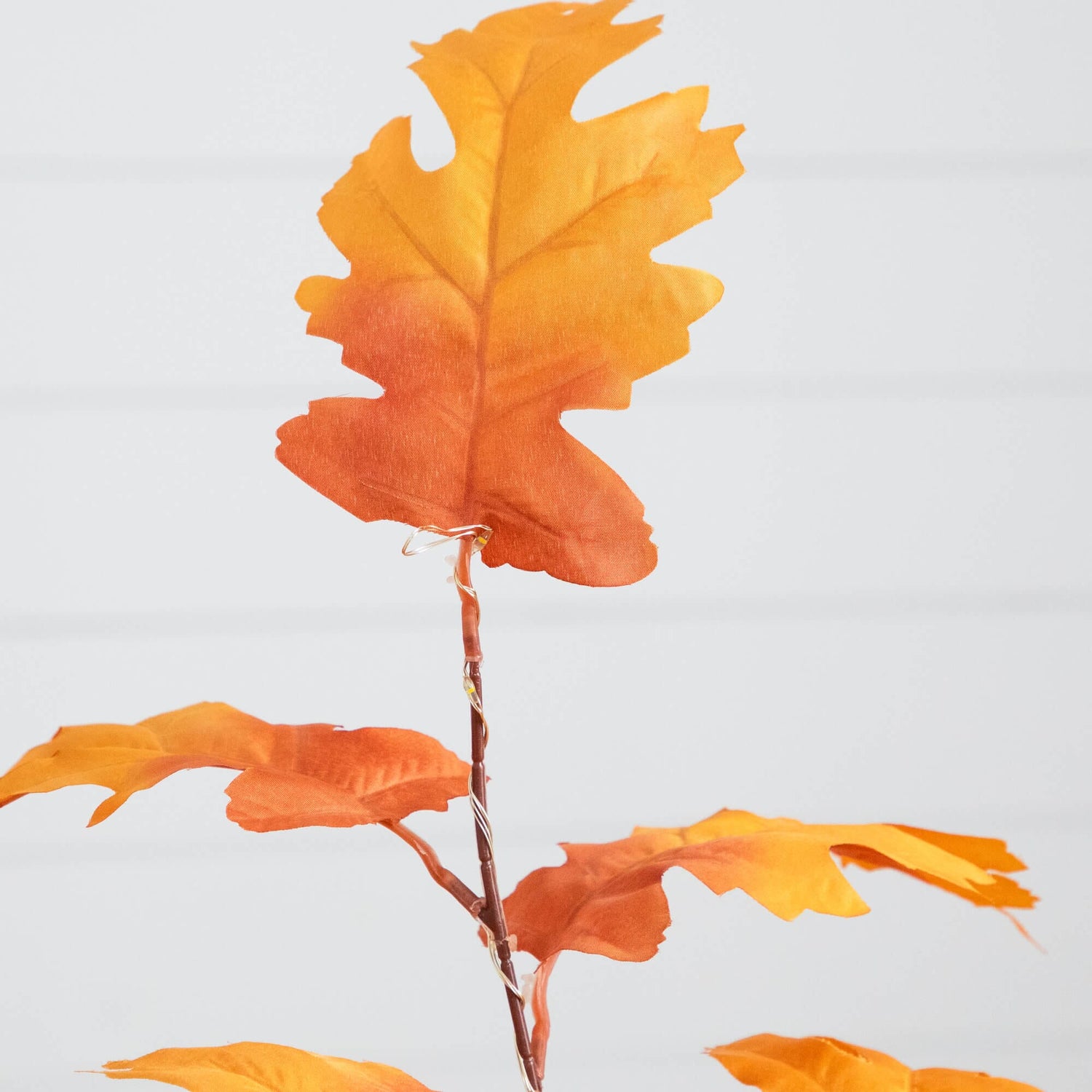 3' Pre-Lit Autumn Maple Artificial Fall Tree with 80 Warm White LED Lights