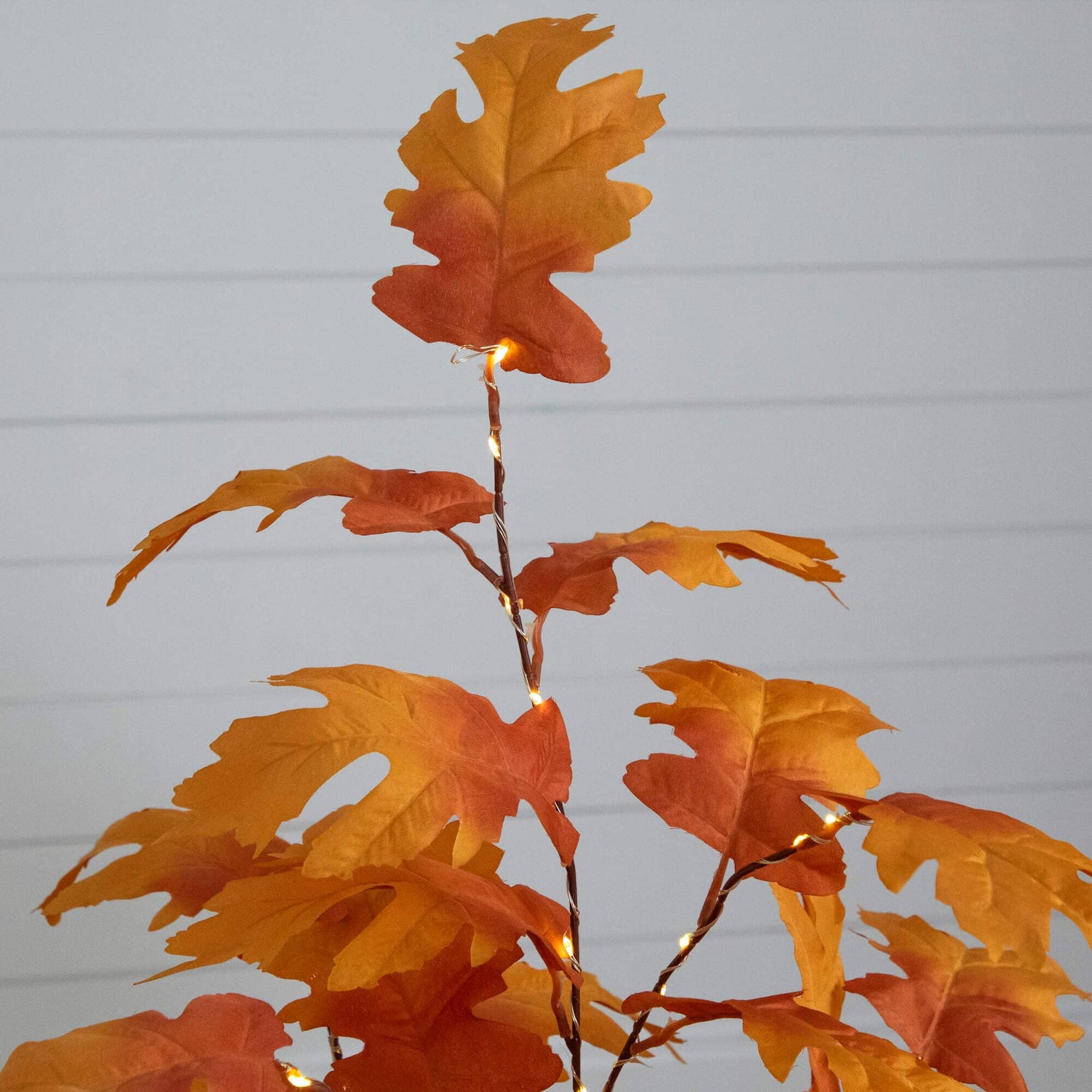 3' Pre-Lit Autumn Maple Artificial Fall Tree with 80 Warm White LED Lights