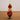 3’ Pre-Lit Artificial Christmas Poinsettia Topiary Tree with Finial Ornament and 70 LED Lights in Decorative Urn