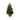 3' Pre-Lit Artificial Christmas Tree in Jute Wire Planter with 50 LED Lights