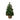 3' Pre-Lit Artificial Christmas Tree in Jute Wire Planter with 50 LED Lights