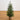 3’ Pre-Lit Artificial Christmas Tree with 60 LED Lights in Hyacinth Basket