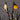 3' Pre-Lit Artificial Halloween Pumpkins and Skulls Ornament Tree with 48 Warm White LED Lights
