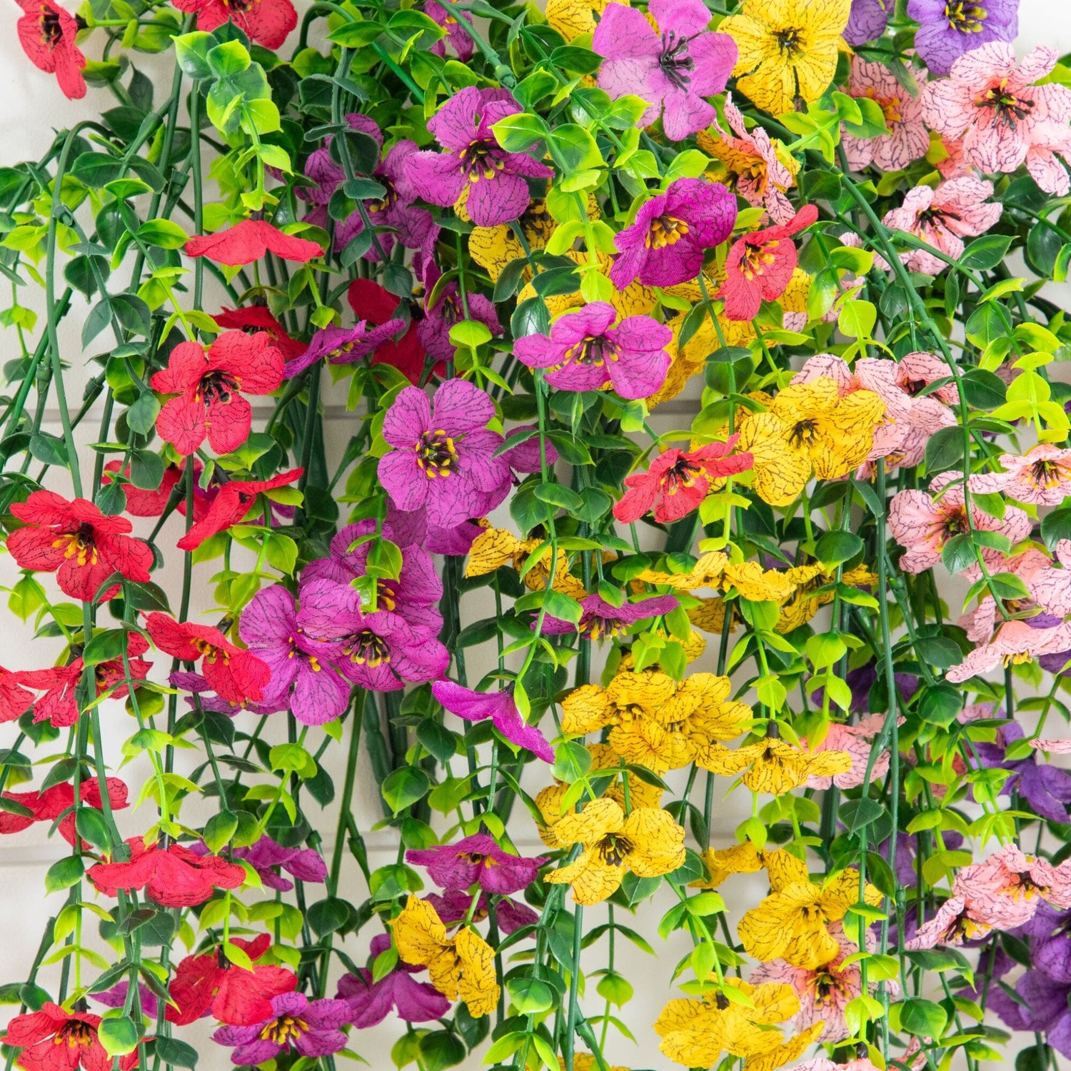 wayfair artificial hanging plants 30" UV Resistant Artificial Daisy Hanging Plant (Indoor/Outdoor)