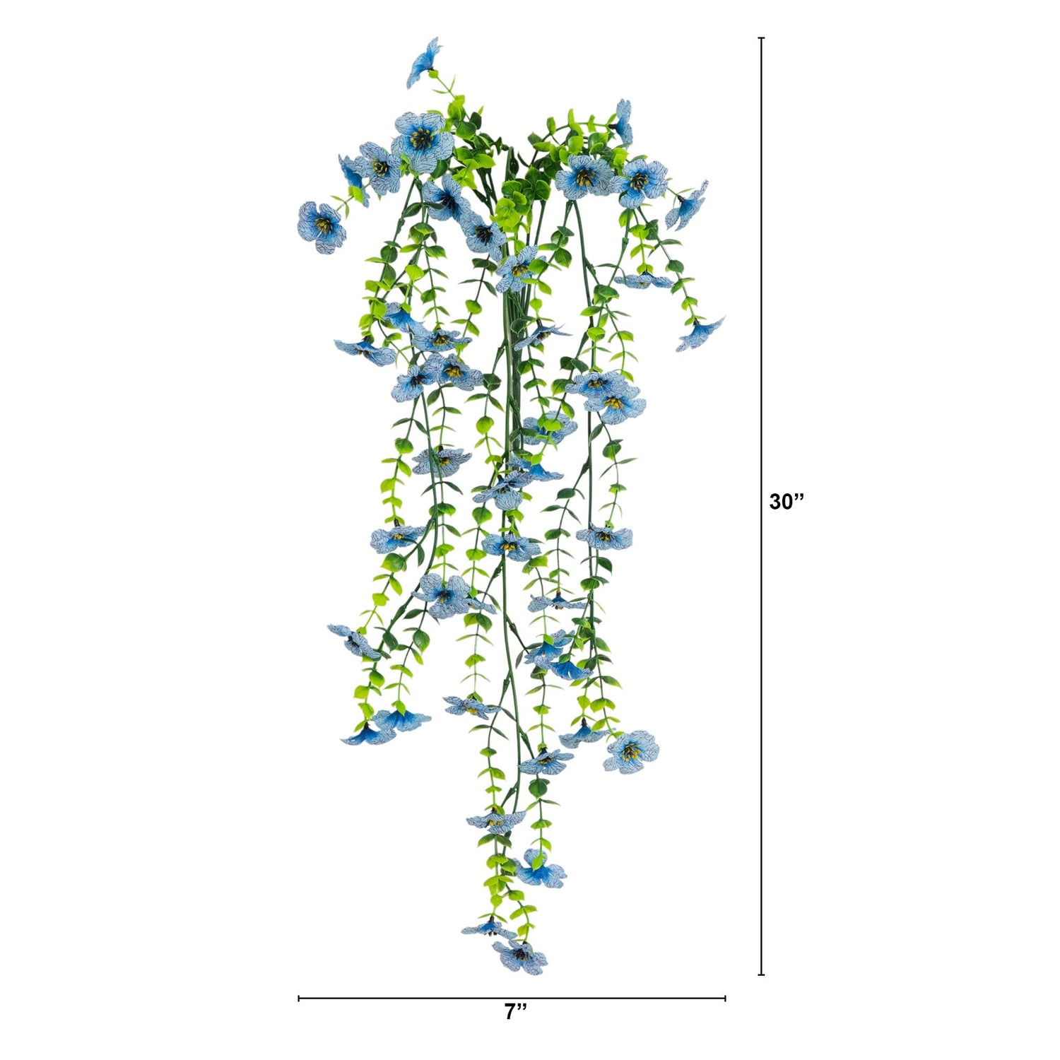 30" UV Resistant Artificial Daisy Hanging Plant (Indoor/Outdoor) - Set of 6