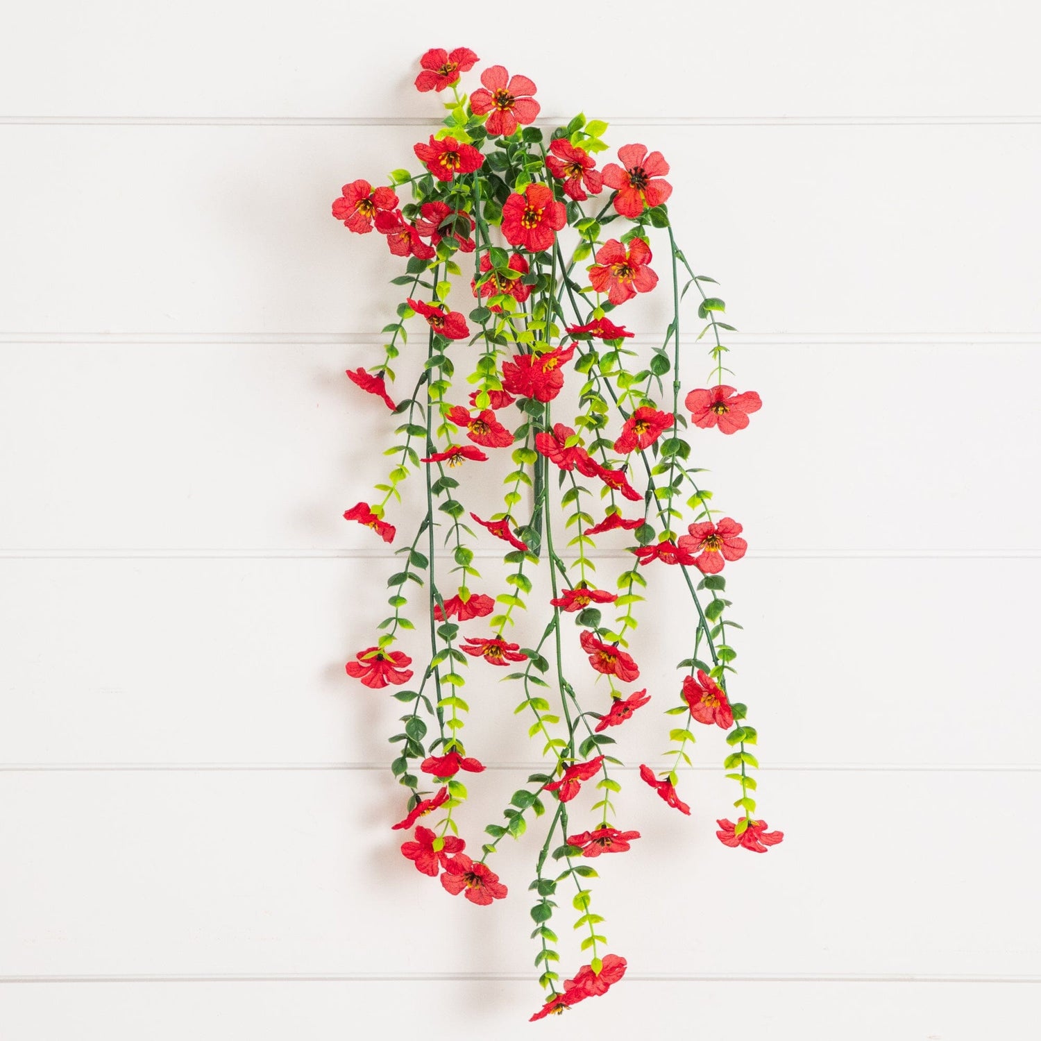 30" UV Resistant Artificial Daisy Hanging Plant (Indoor/Outdoor) - Set of 6