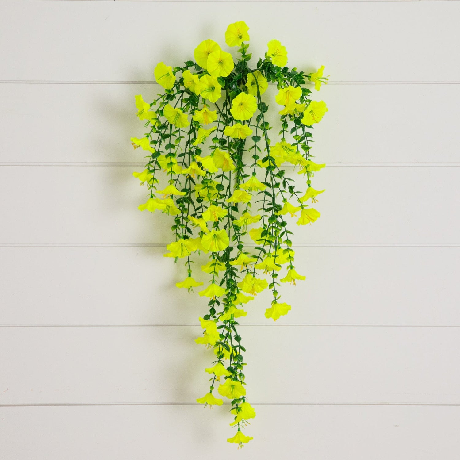 30" UV Resistant Artificial Morning Glory Hanging Plant (Indoor/Outdoor) - Set of 6