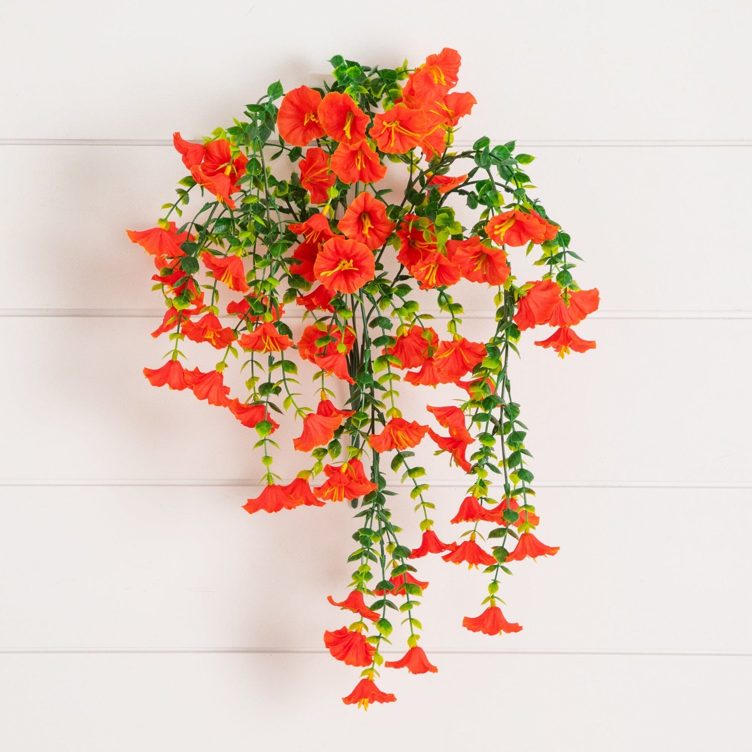 30" UV Resistant Artificial Morning Glory Hanging Plant (Indoor/Outdoor) - Set of 6