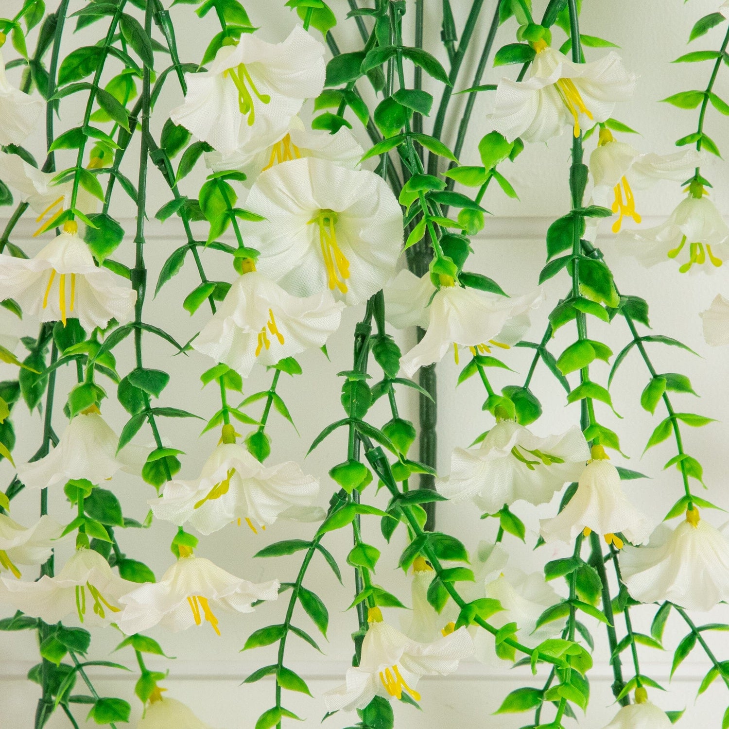 30" UV Resistant Artificial Morning Glory Hanging Plant (Indoor/Outdoor) - Set of 6