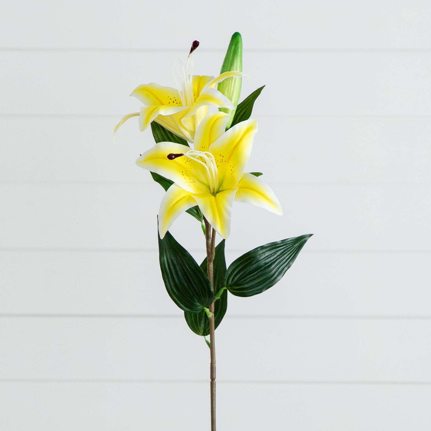31" Artificial Lily Flower Stems - Set of 3