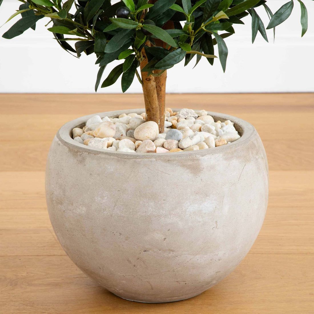artificial olive plant in pot 31” Olive Artificial Tree in Bowl Planter