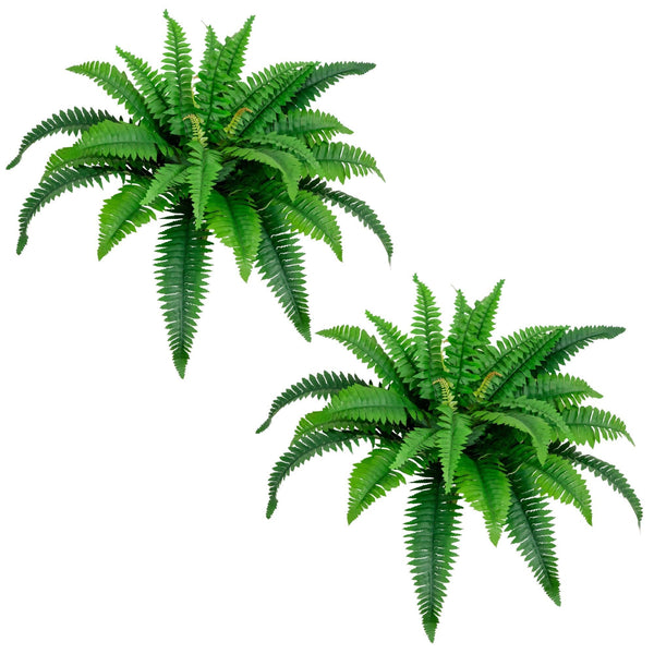 32" Artificial Boston Fern - Set of 2