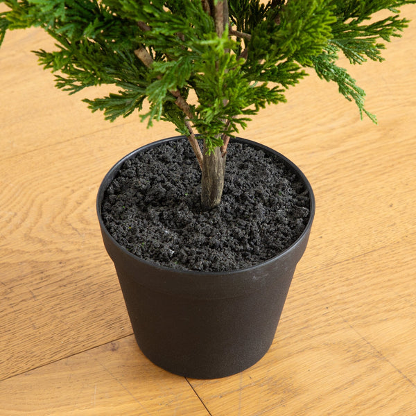 33” Artificial Real Touch Winter Cypress Tree