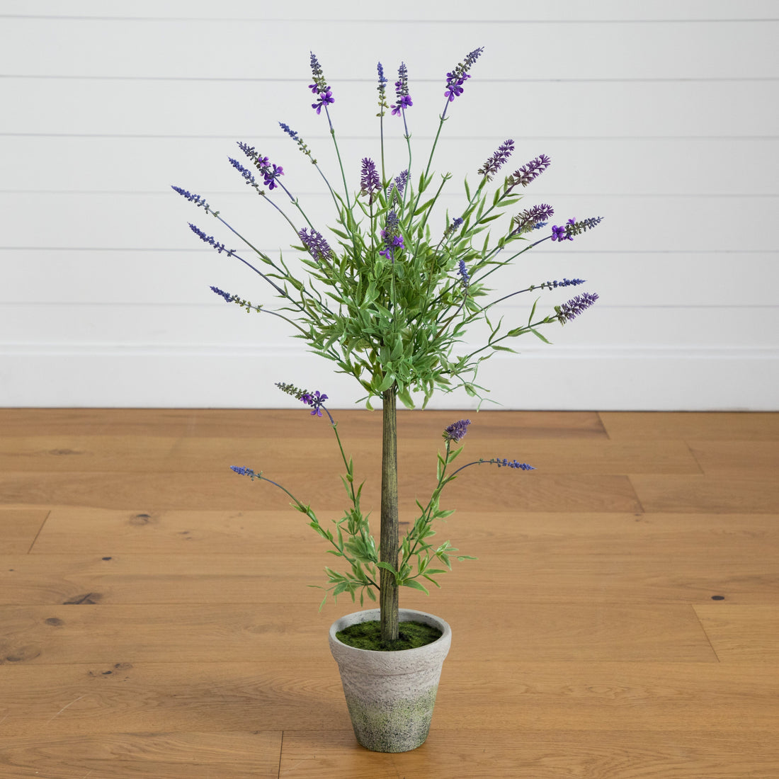 lavender plant topiary 34” Lavender Topiary Artificial Tree