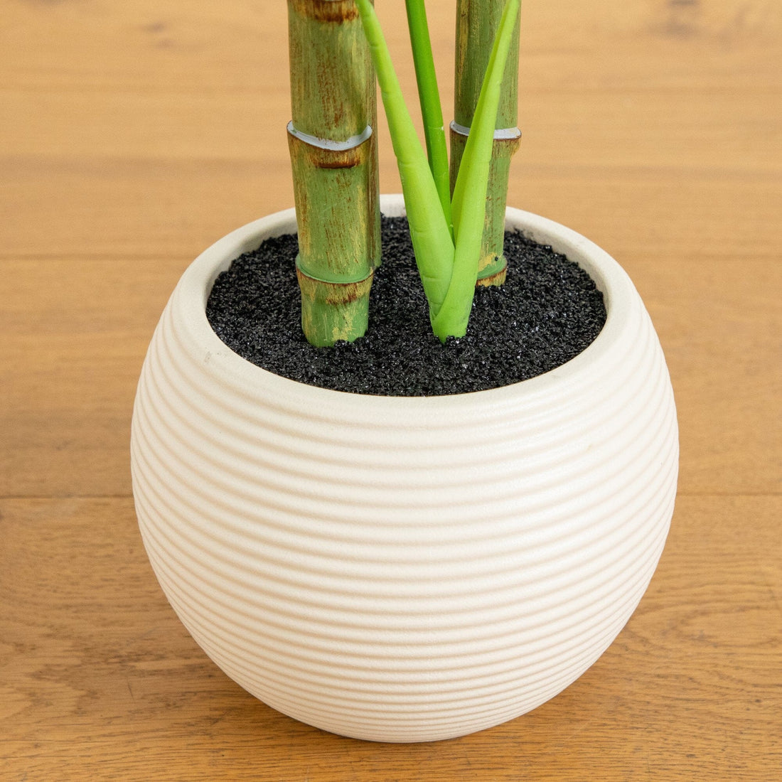 palm plant pot size 3.5' Artificial Areca Palm Tree in White Round Planter – Nearly Natural
