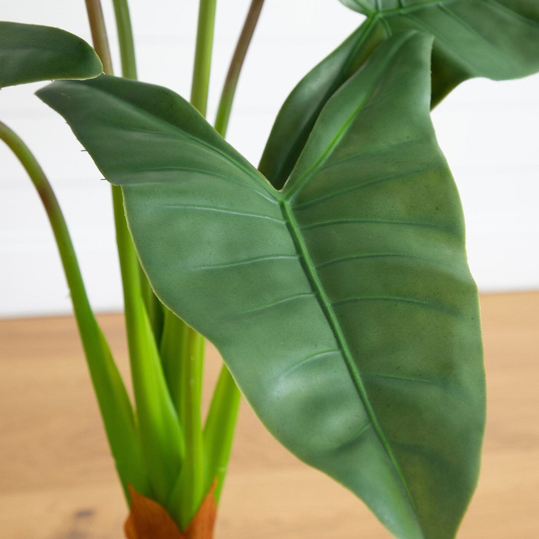 philodendron arrowhead leaf 3.5' Artificial Arrowhead Philodendron in White Decorative Planter