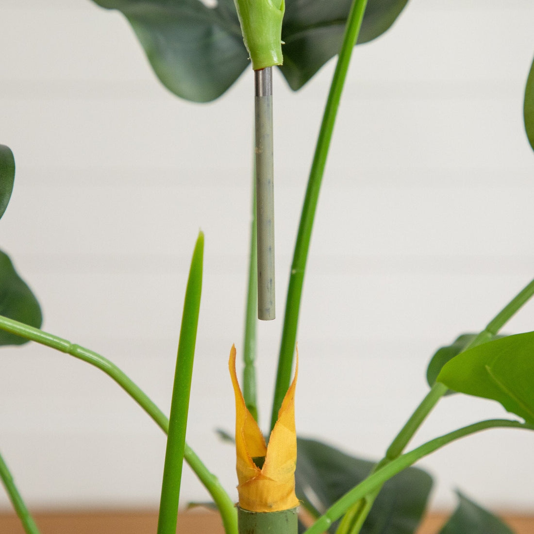 planter for large monstera 3.5' Artificial Monstera Tree in White Round Planter – Nearly Natural