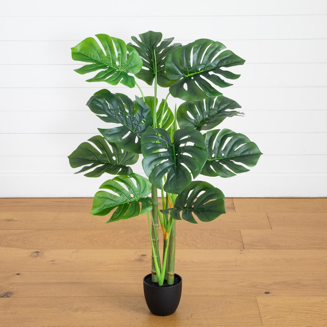 small artificial monstera plant 3.5' Artificial Monstera Tree – Nearly Natural