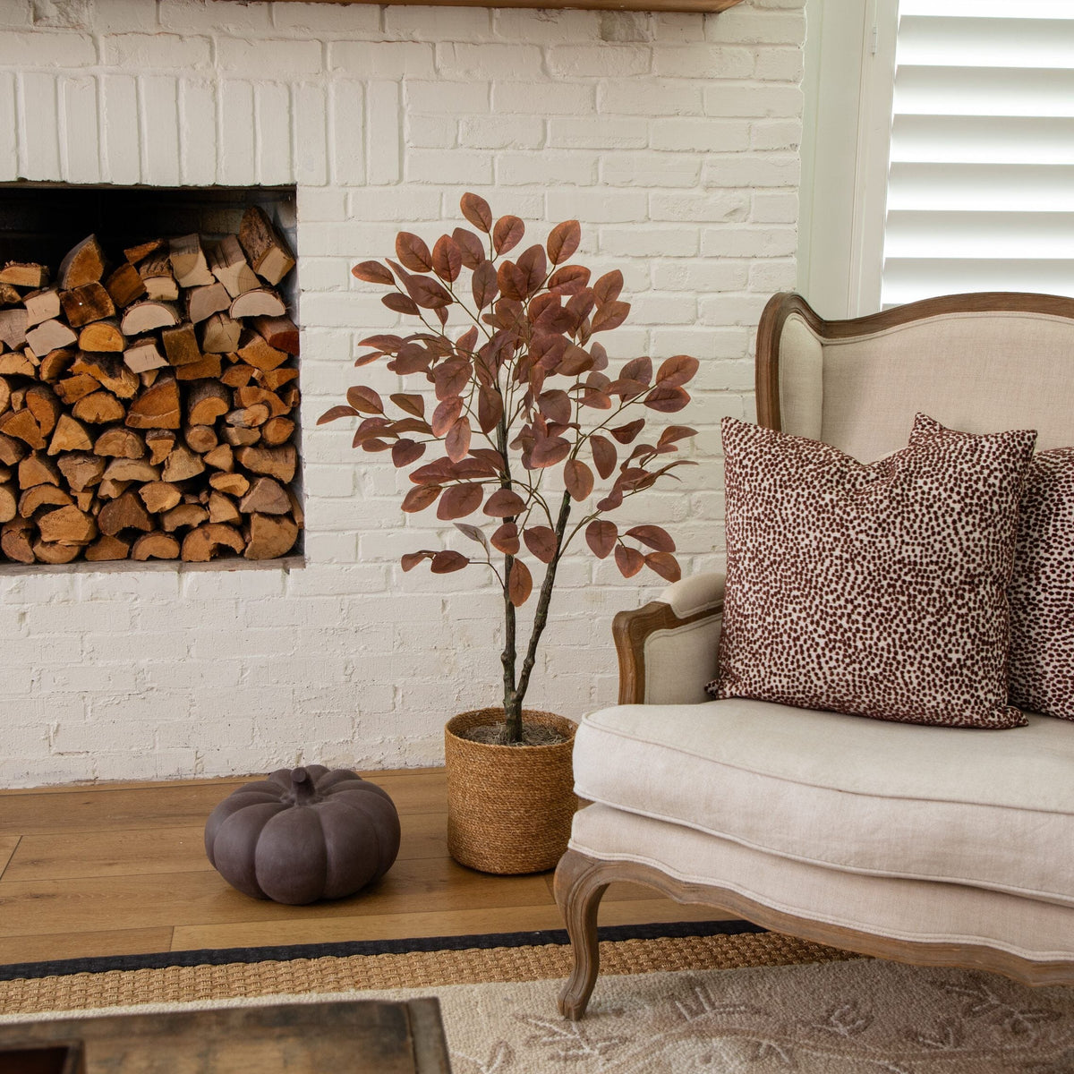 3.5’ Autumn Dogwood Artificial Fall Tree