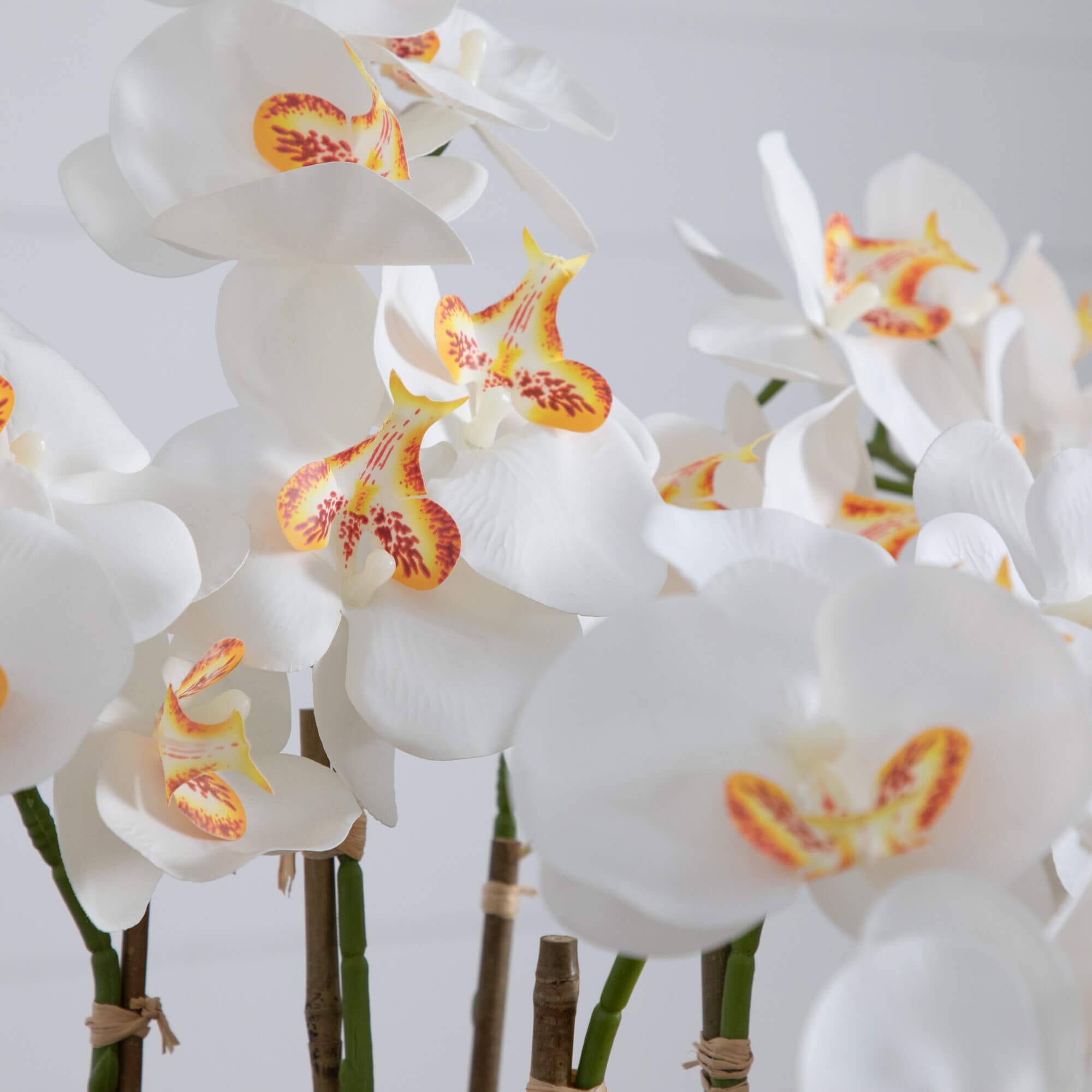 最終！50%オフ✴︎希少✴︎マーメイドフラワー✴︎アンダラク 36” Artificial Large Orchid Arrangement in Handmade Mexican