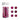37pc Fuchsia Shatterproof Christmas Ornaments