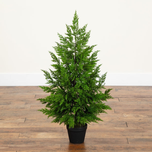 38” Artificial Real Touch Cypress Christmas Tree