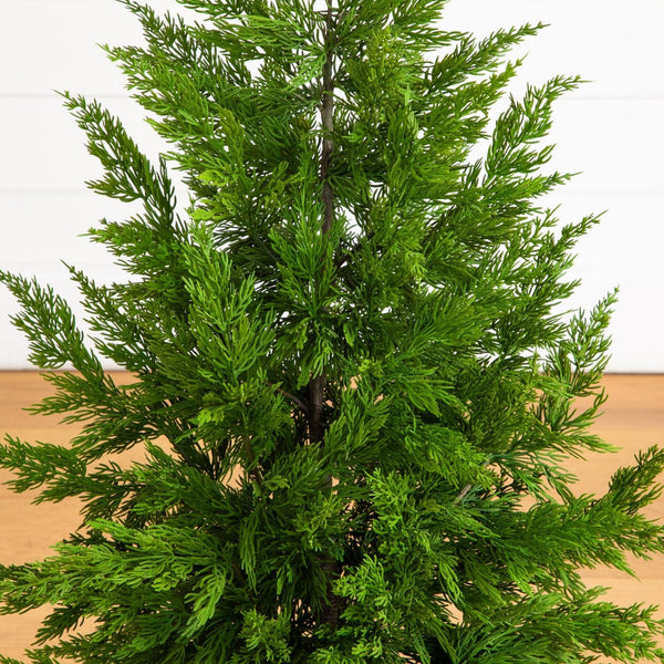 38” Artificial Real Touch Cypress Christmas Tree