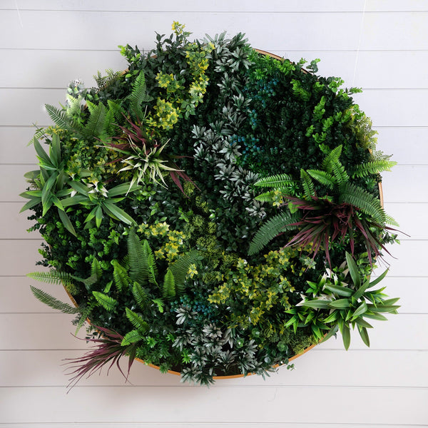 38” UV Resistant Virgin Islands Artificial Living Wall Art Panel