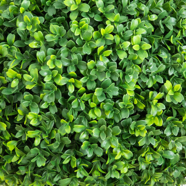 3' UV Resistant Artificial Boxwood Topiary with Integrated Ground Stake (Indoor/Outdoor)