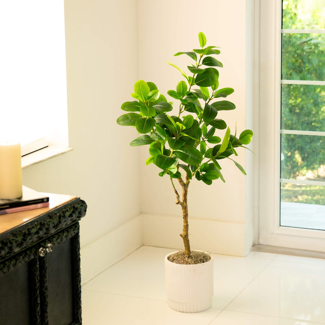 ficus elastica audrey 4’ Artificial Audrey Ficus Tree