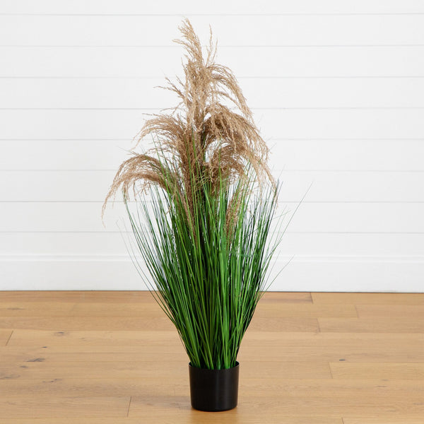 planting pampas grass in pots 4' Artificial Pampas Grass