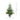 4' Artificial Pre-Lit Christmas Tree with 60 LED Lights in Gray Ceramic Planter