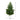 4' Artificial Real Touch Christmas Spruce Pine in White Decorative Planter
