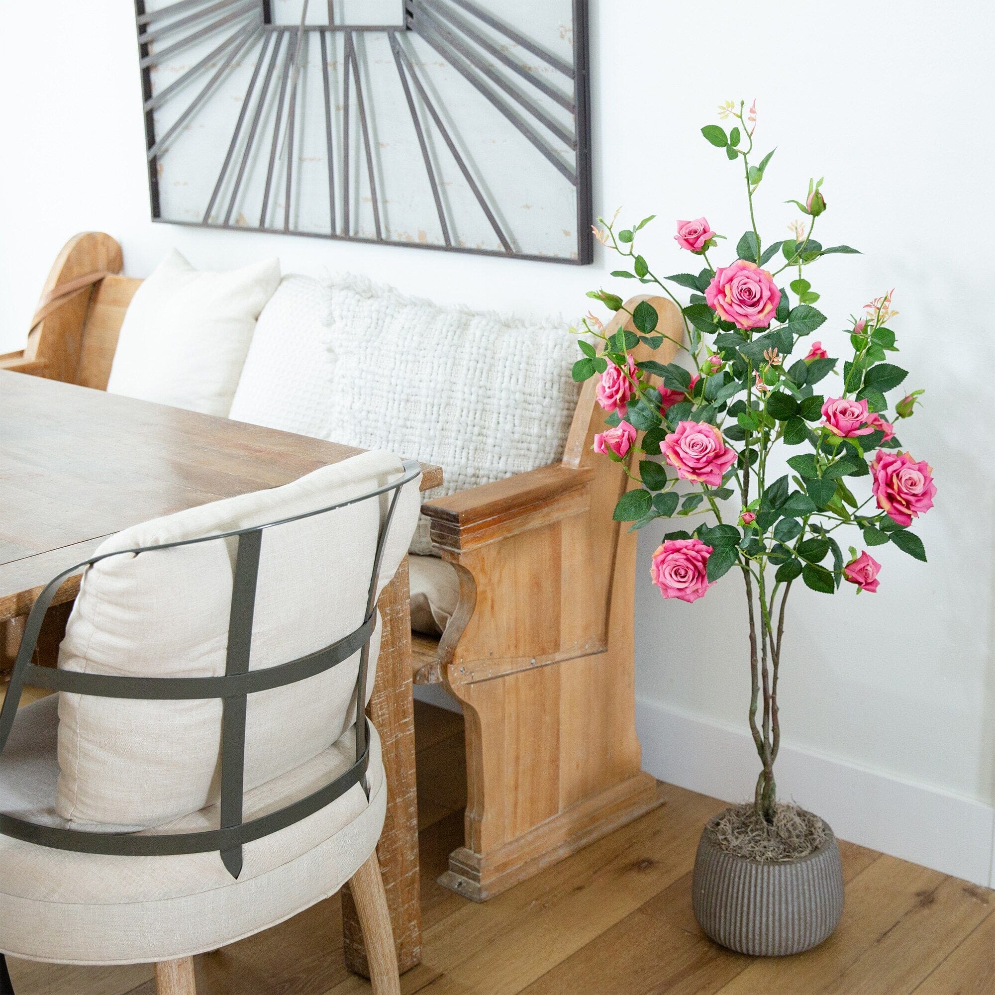 4’ Artificial Rose Tree | Nearly Natural