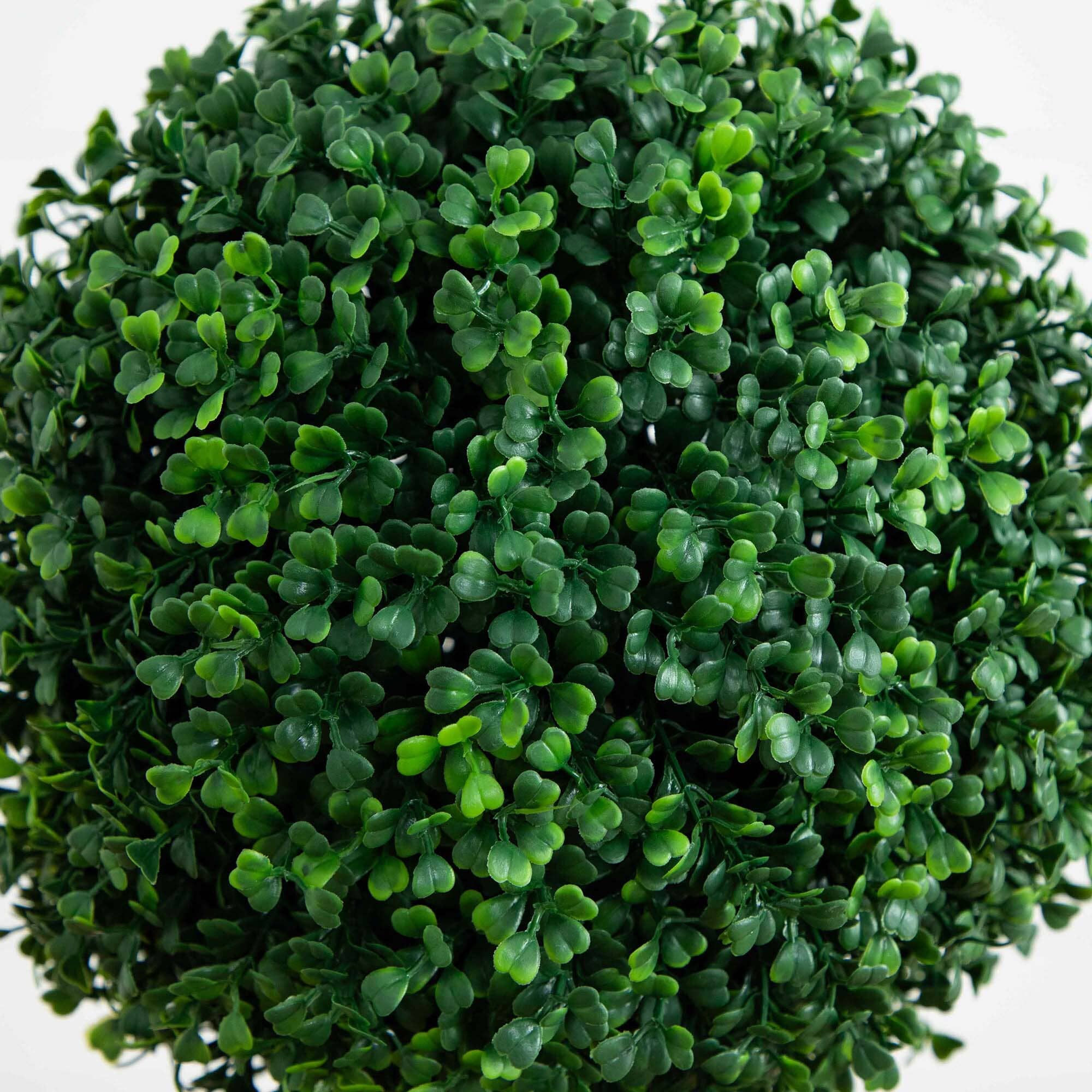 Tree Form Boxwood Sphere 4’ Artificial Triple Ball Boxwood Topiary Tree (Indoor/Outdoor ...